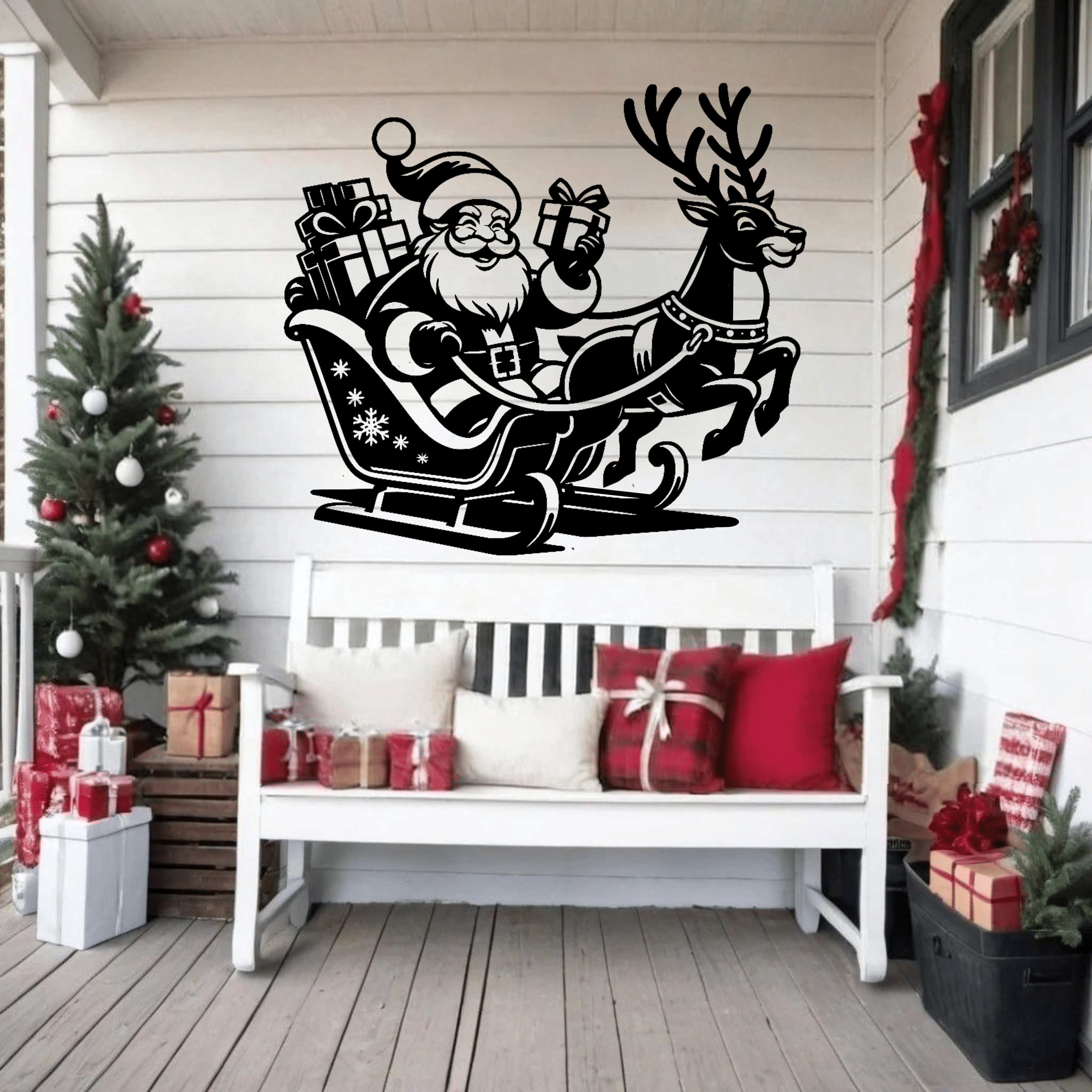 Deck The Walls - Christmas Metal Wall Art Collection – MAIKERU STUDIO