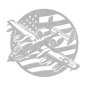 A - 10 Warthog "BRRRRRT" Patriotic Metal Wall Art - Power. Precision. Patriotism. - MAIKERU STUDIO