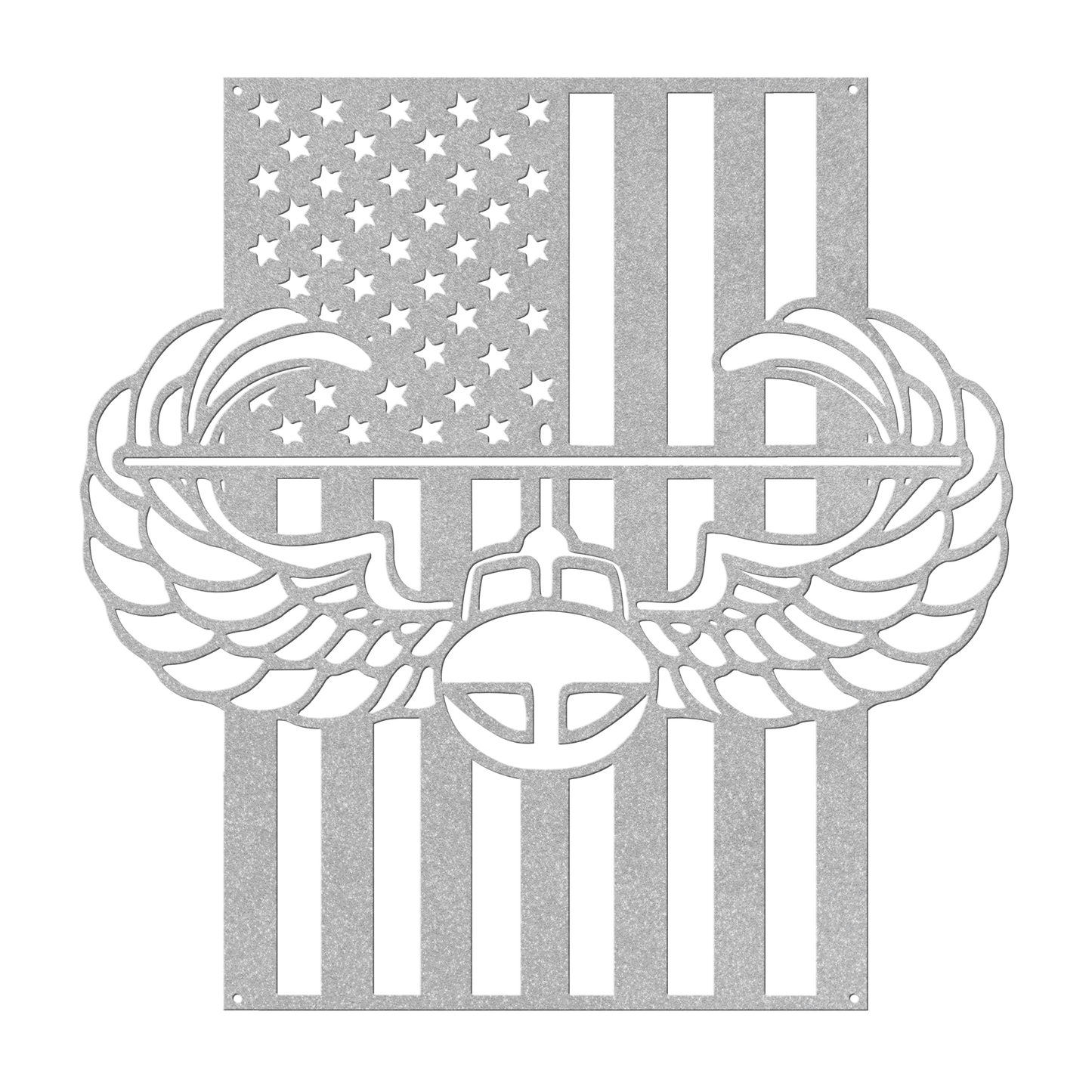 Air_Assault_Badge_Metal_Wall_Art__Ameri_Silver_Transparent_Mockup.png