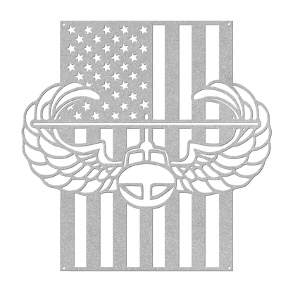 Air_Assault_Badge_Metal_Wall_Art__Ameri_Silver_Transparent_Mockup.png