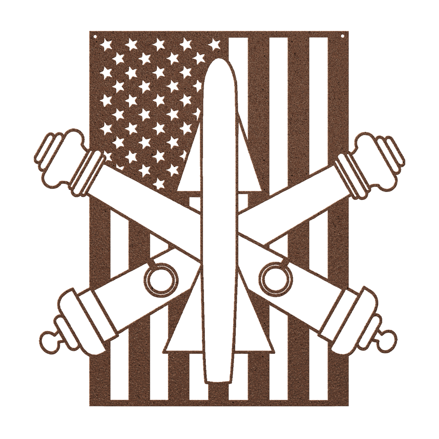 Air Defence Artillery | American Flag Tribute - MAIKERU STUDIO