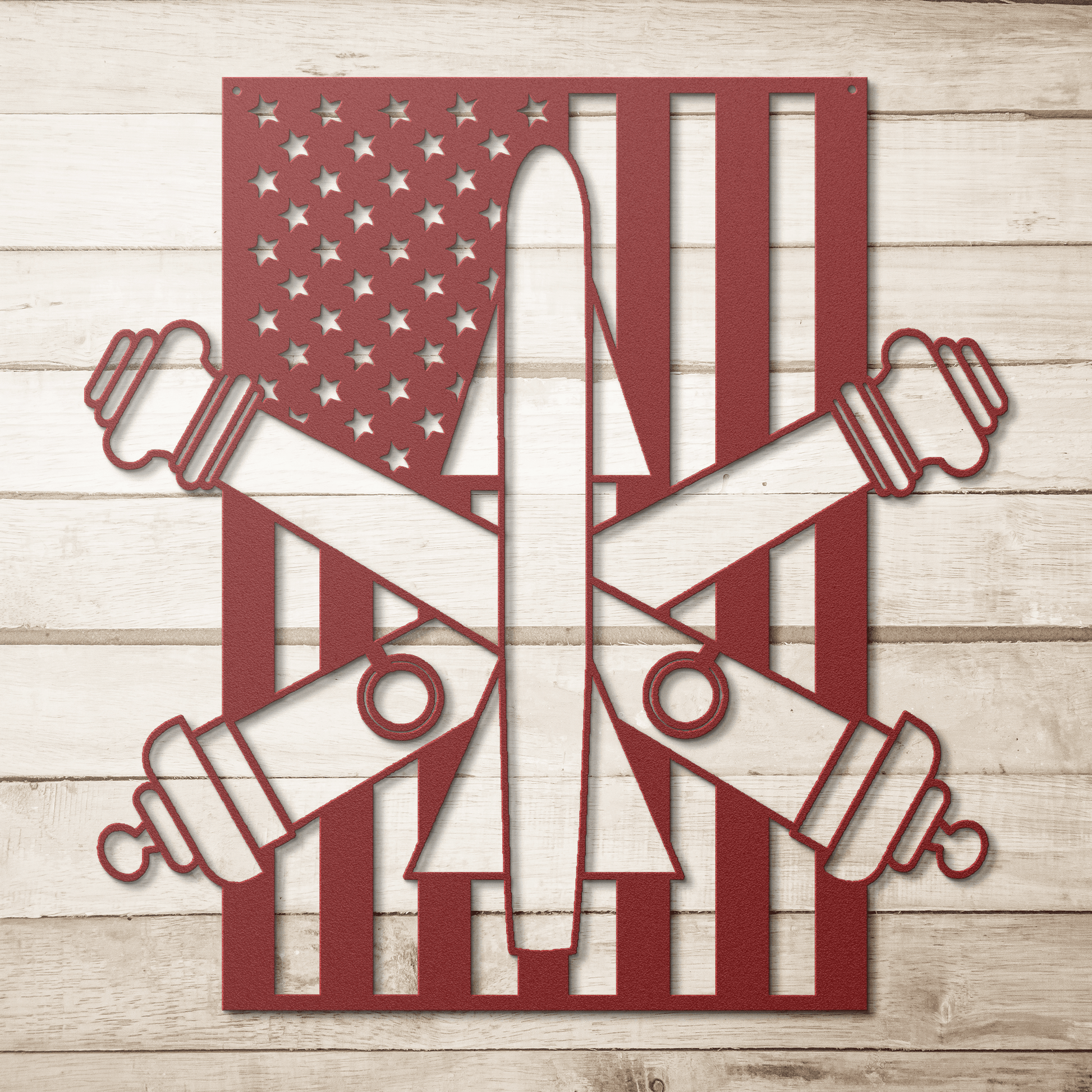 Air Defence Artillery | American Flag Tribute - MAIKERU STUDIO