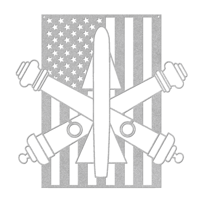Air Defence Artillery | American Flag Tribute - MAIKERU STUDIO