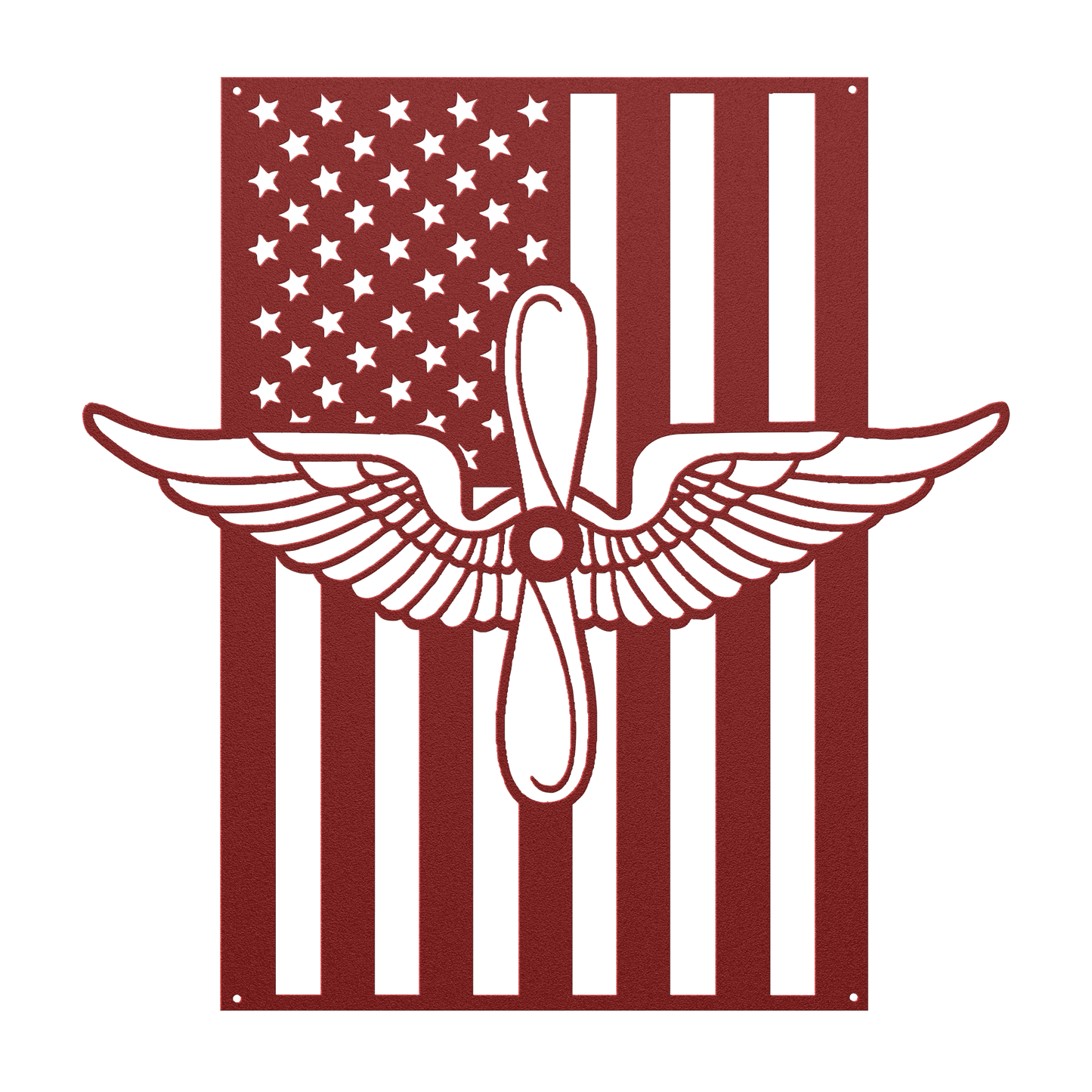 Aviation Branch Insignia | American Flag Tribute - MAIKERU STUDIO