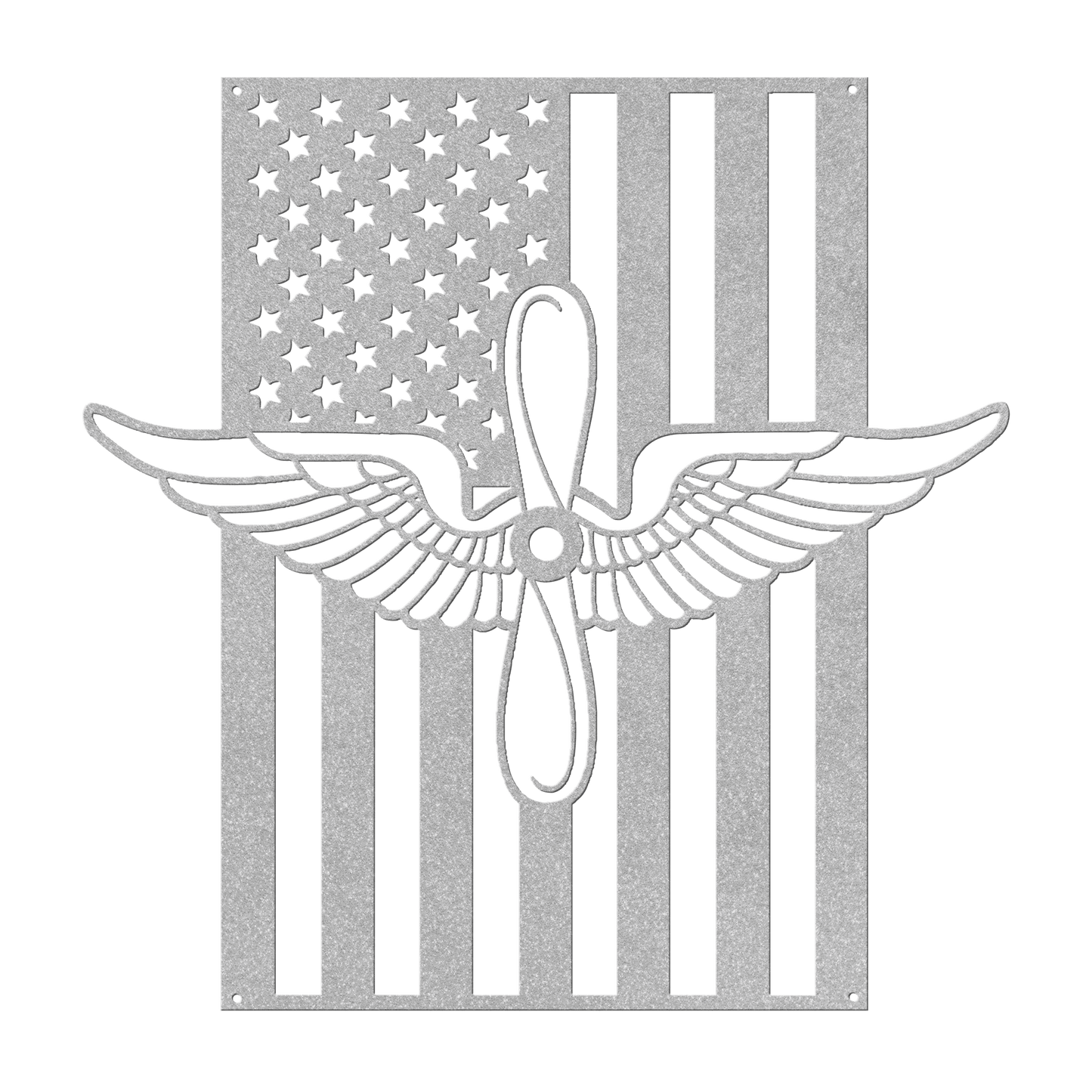 Aviation Branch Insignia | American Flag Tribute - MAIKERU STUDIO