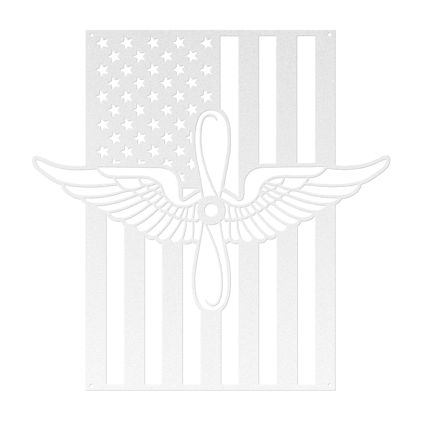 Aviation Branch Insignia | American Flag Tribute - MAIKERU STUDIO