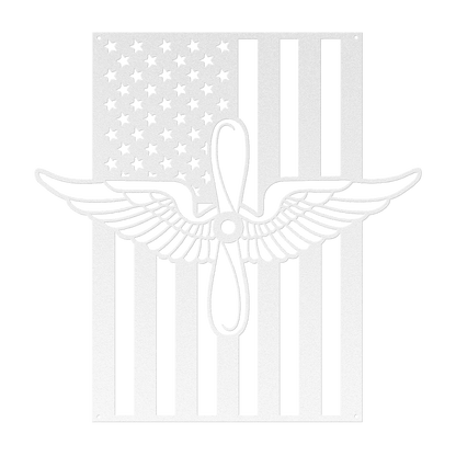 Aviation Branch Insignia | American Flag Tribute - MAIKERU STUDIO