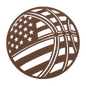 Basketball With The American Flag Metal Wall Art - MAIKERU STUDIO