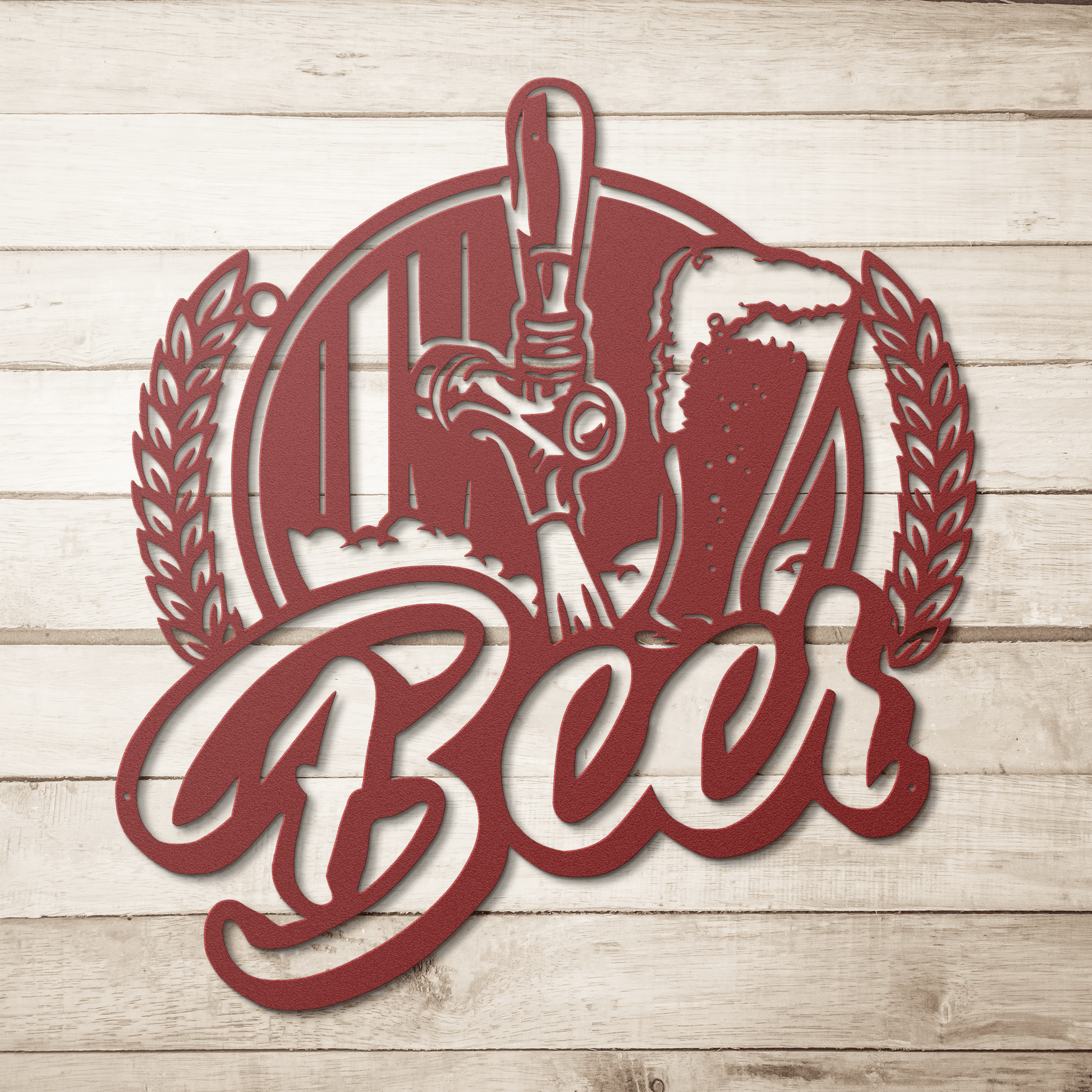 Beer Tap Metal Wall Art - MAIKERU STUDIO