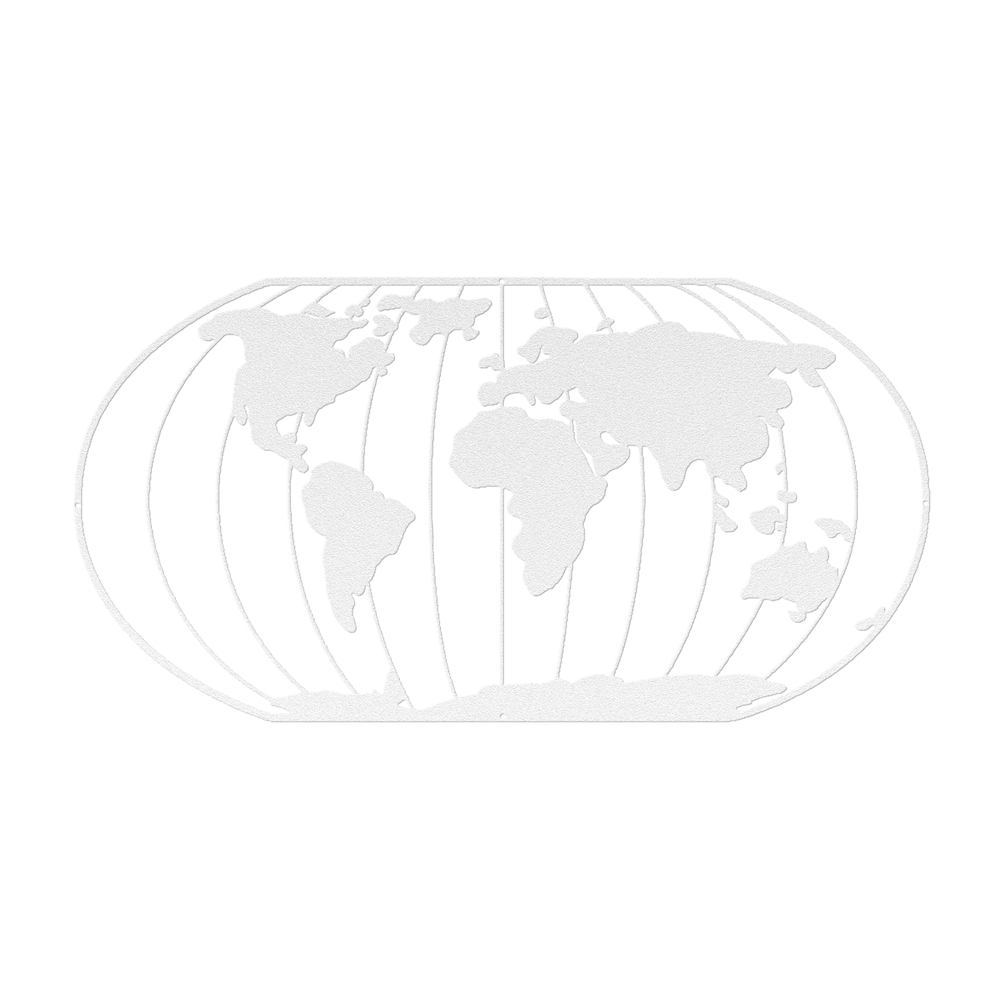Big World Metal Wall Art - MAIKERU STUDIO