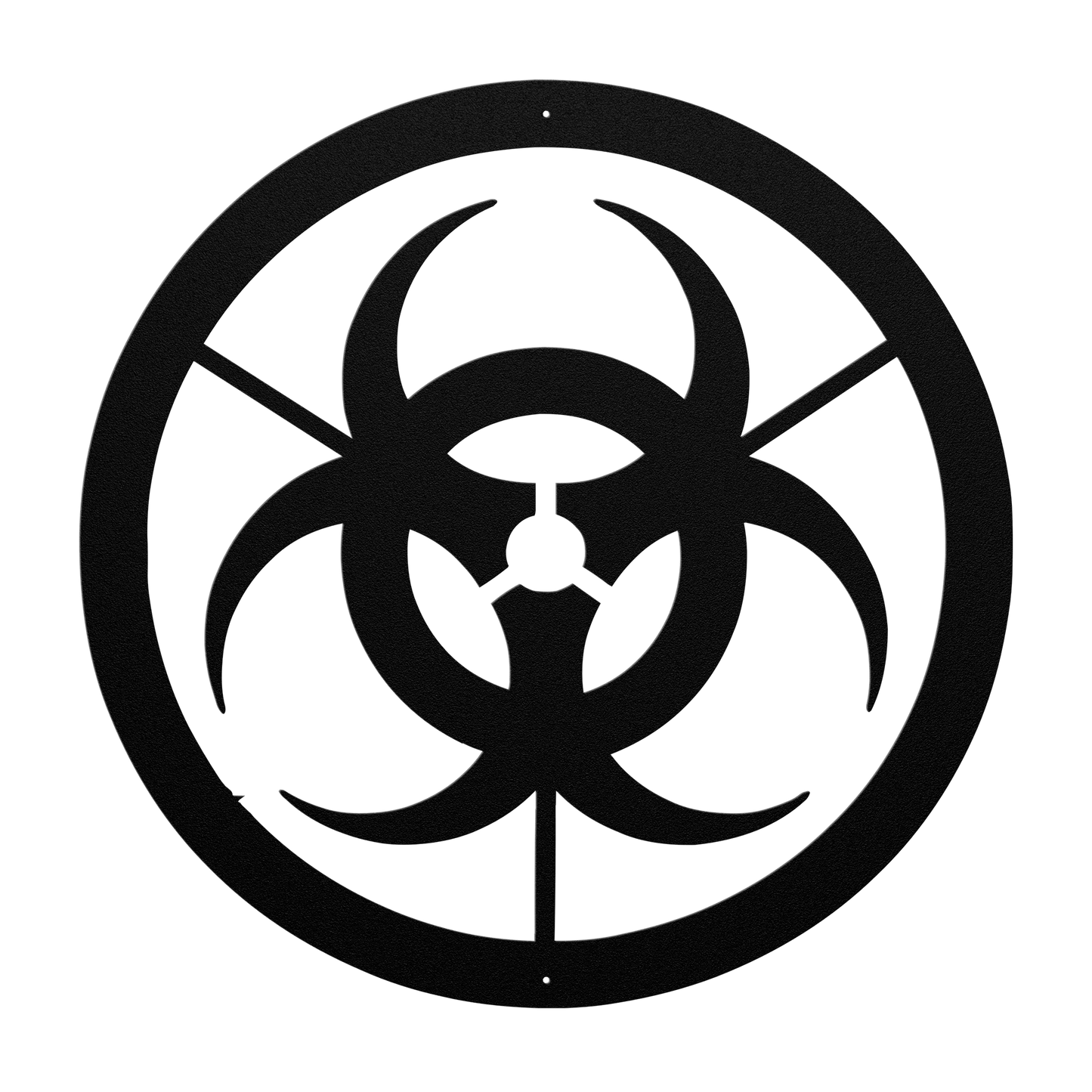 Biohazard Metal Wall Art | Halloween Zombie & Haunted Lab Decor - MAIKERU STUDIO