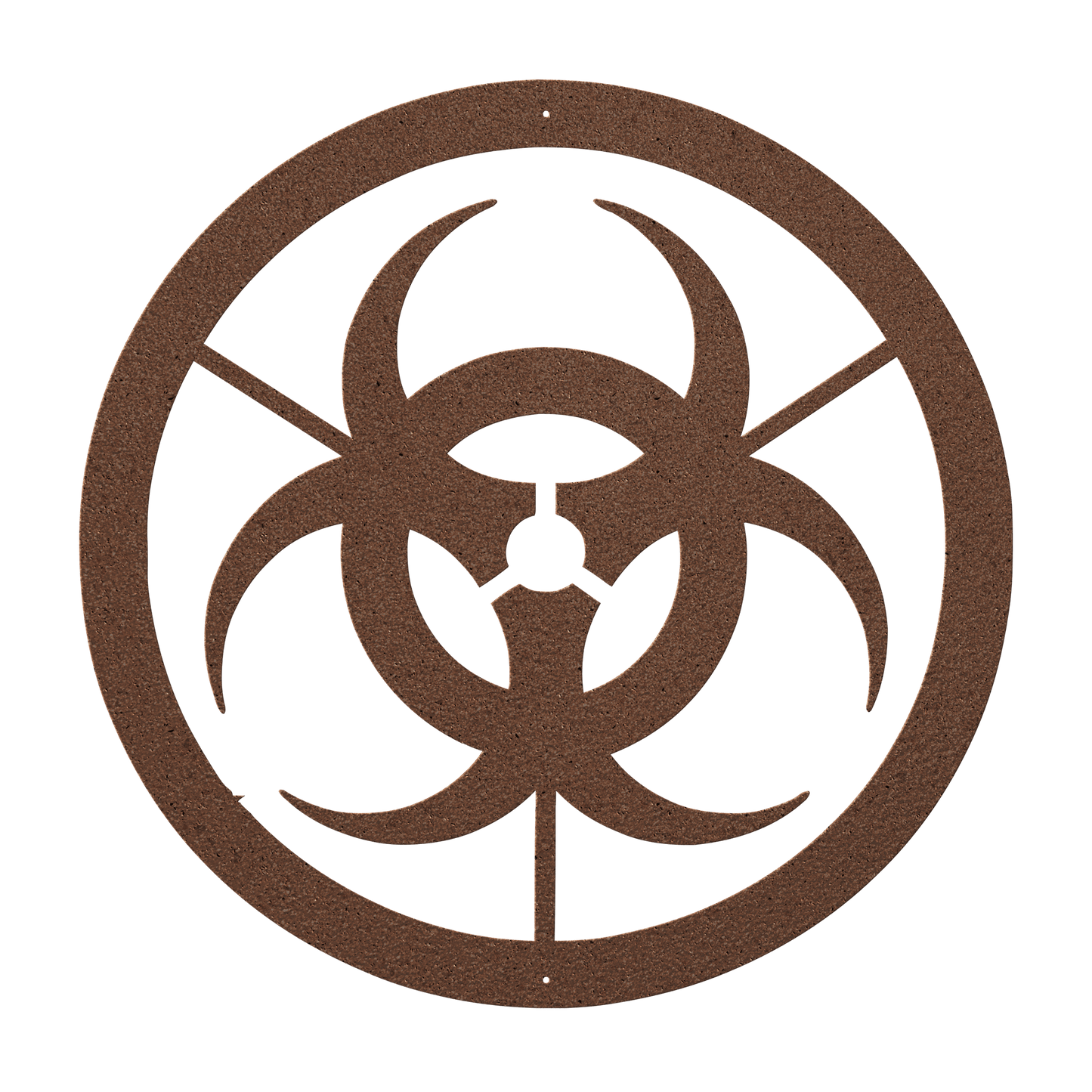 Biohazard Metal Wall Art | Halloween Zombie & Haunted Lab Decor - MAIKERU STUDIO