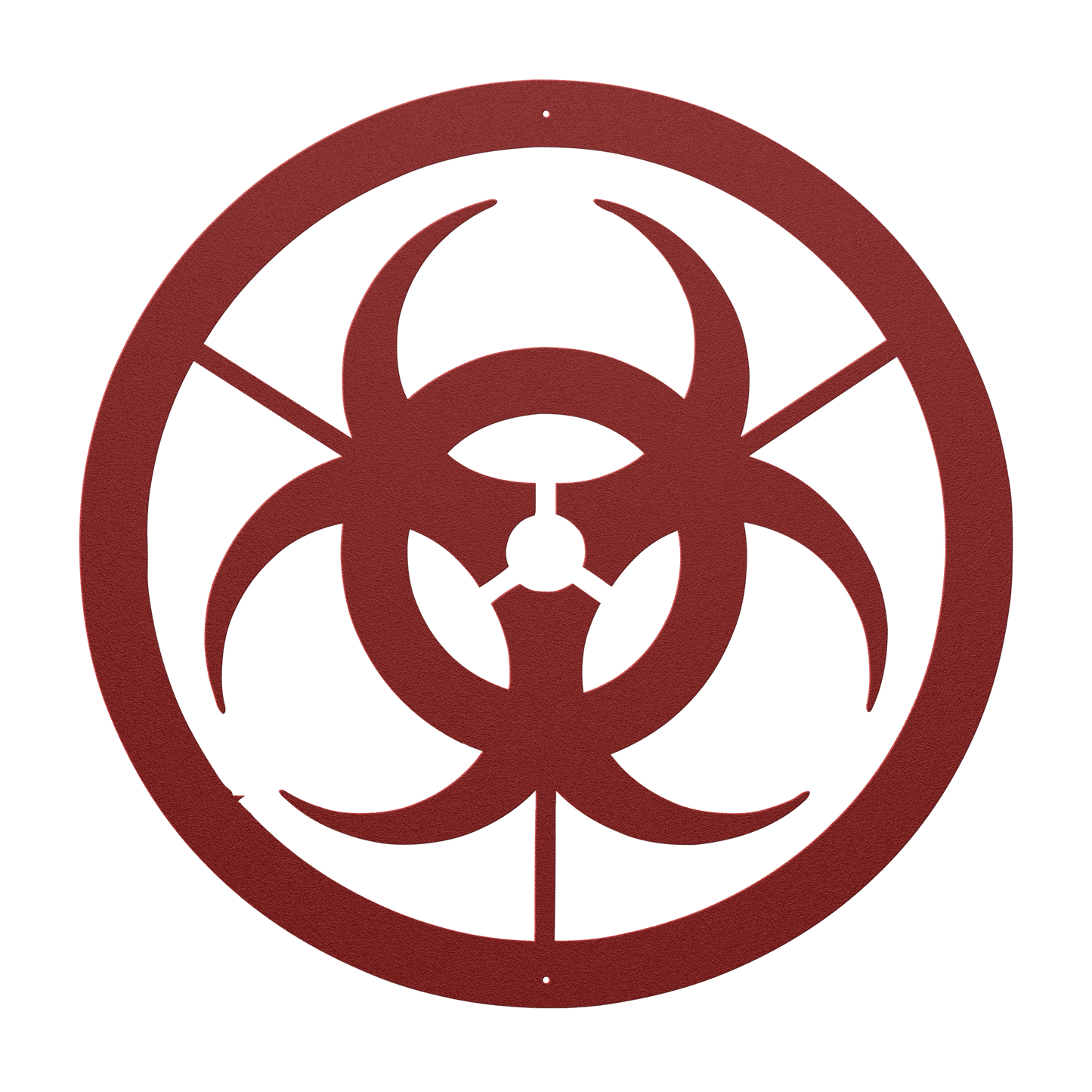 Biohazard Metal Wall Art | Halloween Zombie & Haunted Lab Decor - MAIKERU STUDIO