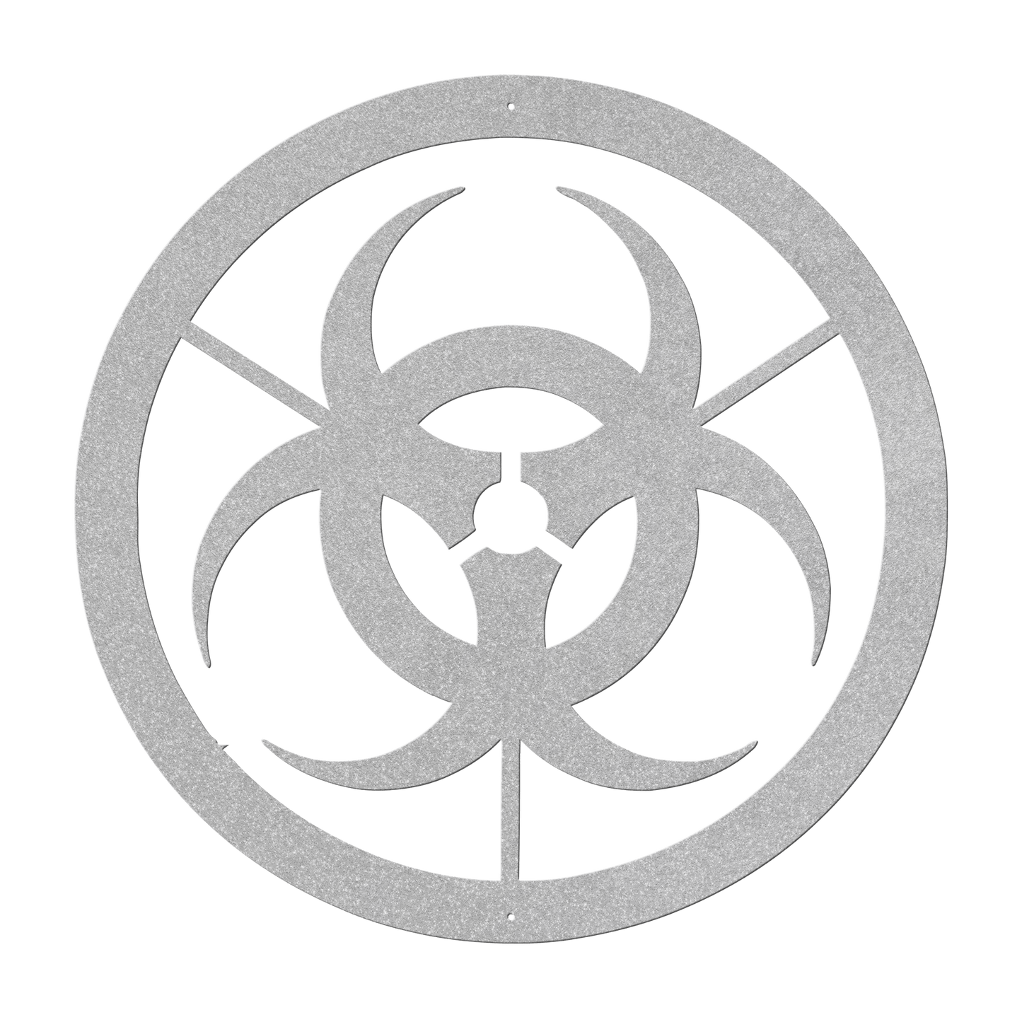 Biohazard Metal Wall Art | Halloween Zombie & Haunted Lab Decor - MAIKERU STUDIO