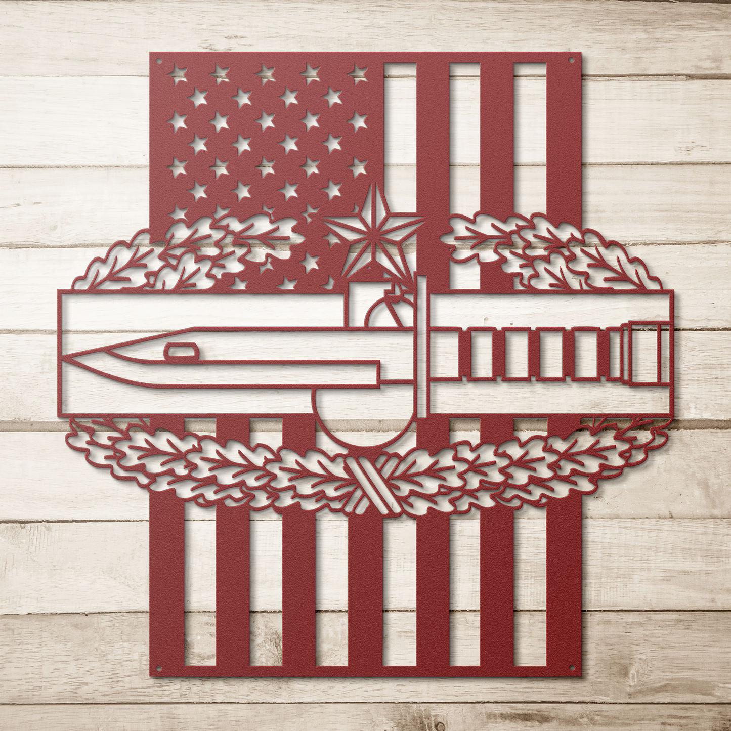 Combat_Action_Badge_1_Star__American_Fl_Red_Simple_Wood_BKGD_Mockup.png