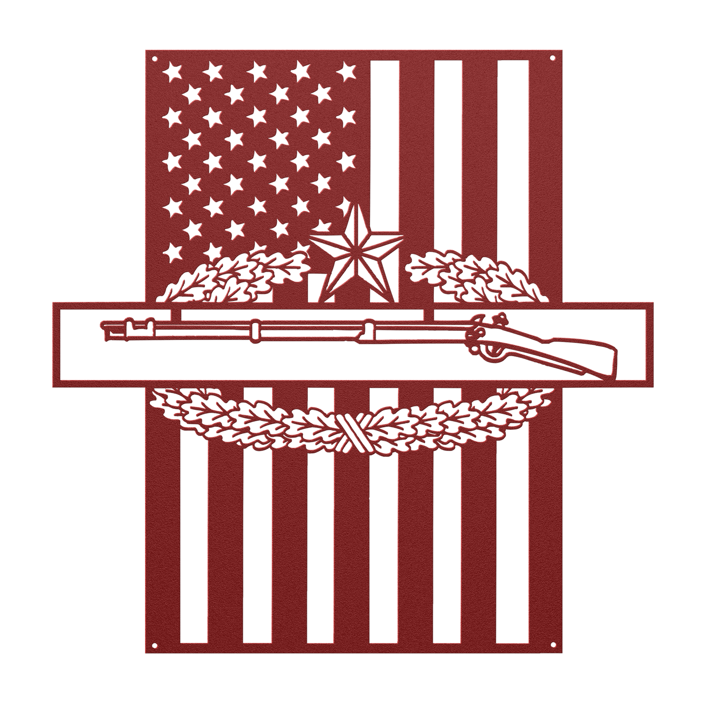 Combat Infantry Badge 1 Star | American Flag Tribute - MAIKERU STUDIO