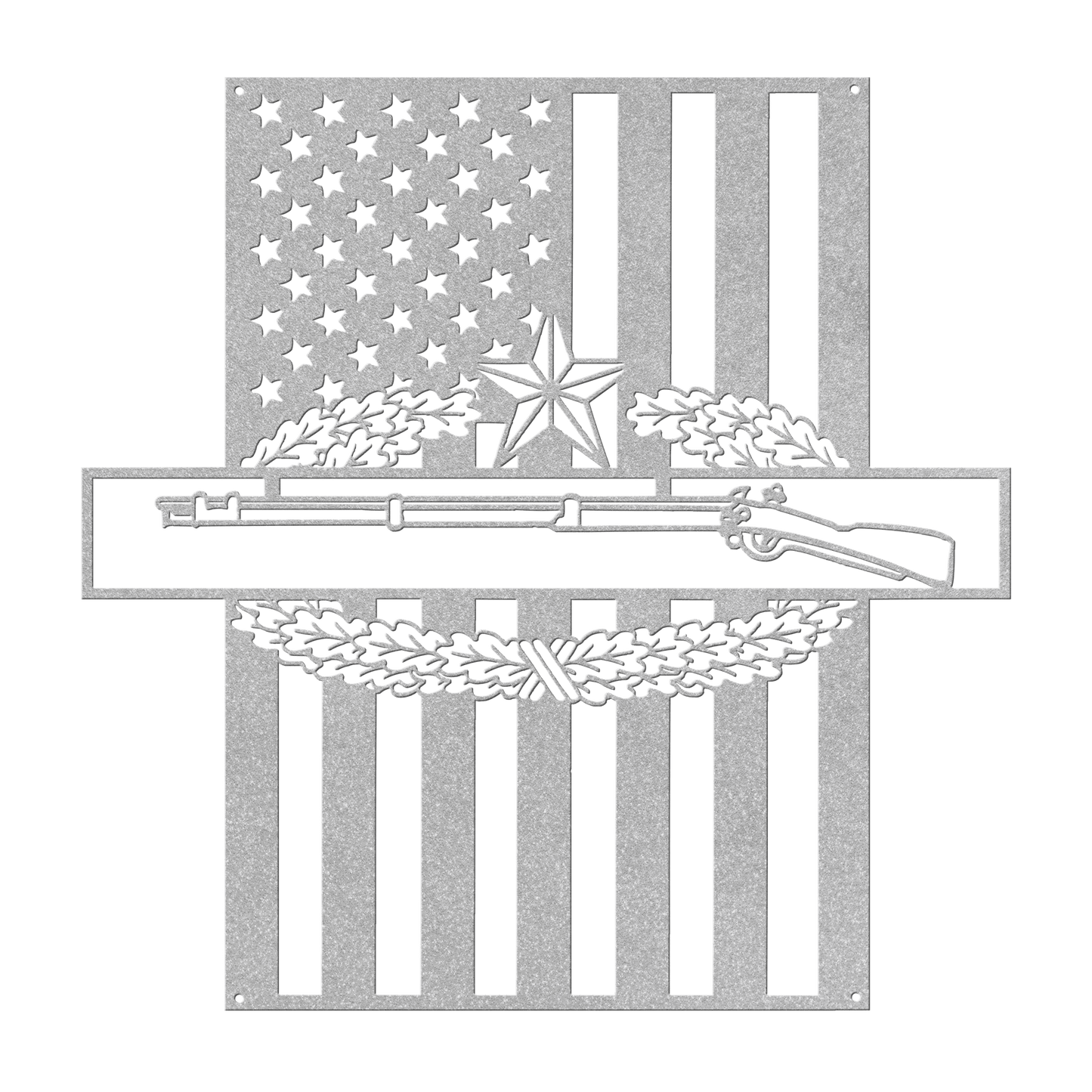 Combat Infantry Badge 1 Star | American Flag Tribute - MAIKERU STUDIO