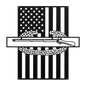 Combat Infantryman Badge Metal Wall Art | American Flag - MAIKERU STUDIO