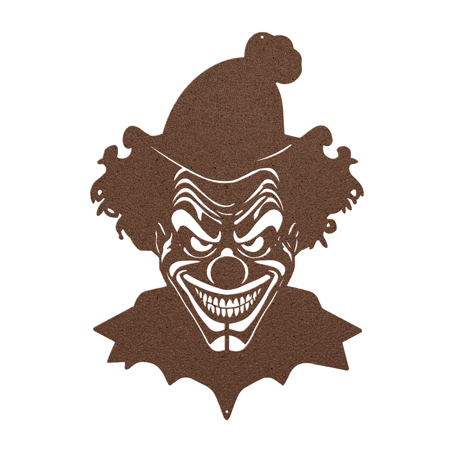 Creepy Clown Metal Wall Art - Scary Halloween Decoration - MAIKERU STUDIO
