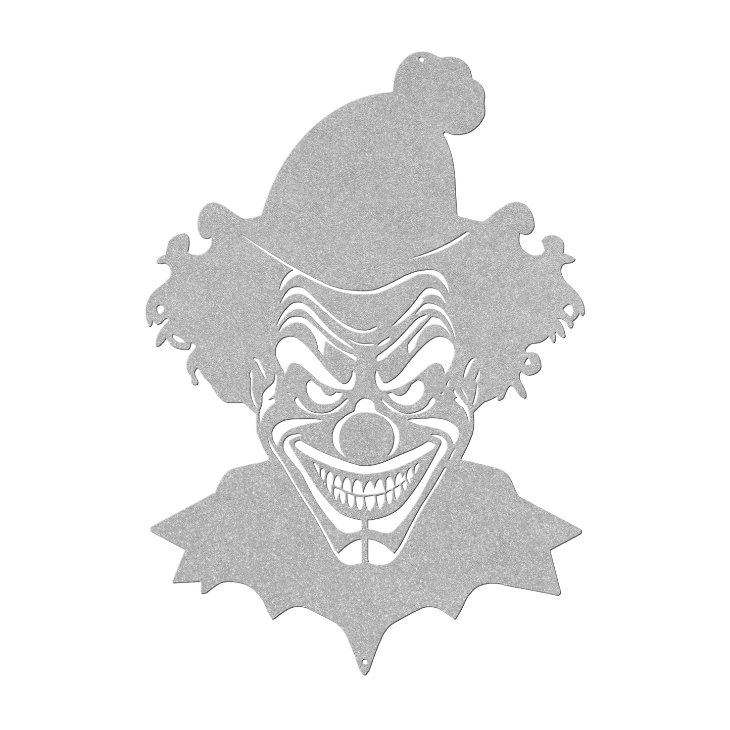 Creepy Clown Metal Wall Art - Scary Halloween Decoration - MAIKERU STUDIO