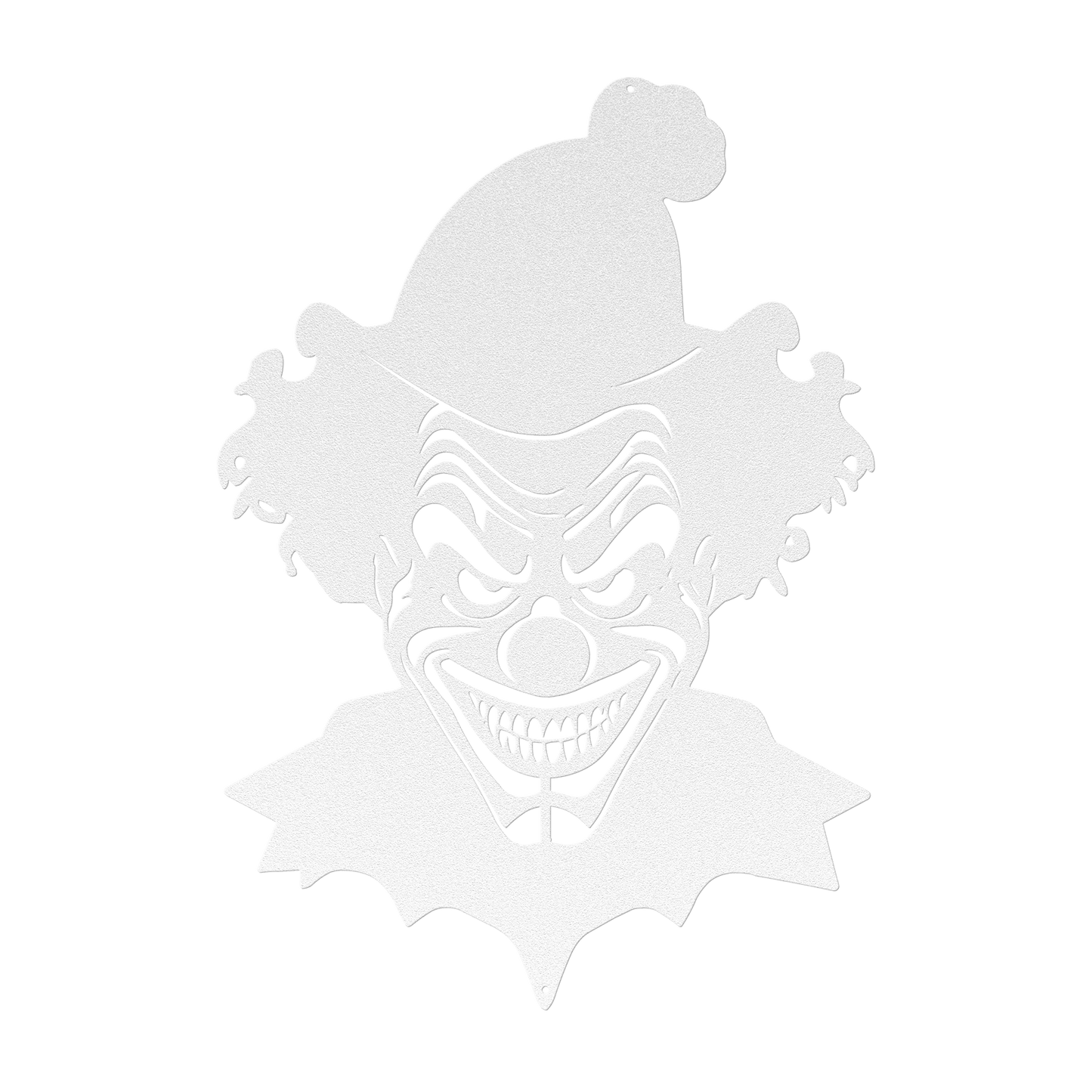 Creepy Clown Metal Wall Art - Scary Halloween Decoration - MAIKERU STUDIO