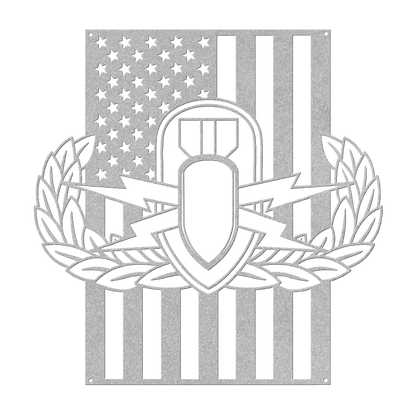 EOD Badge | American Flag Tribute - MAIKERU STUDIO