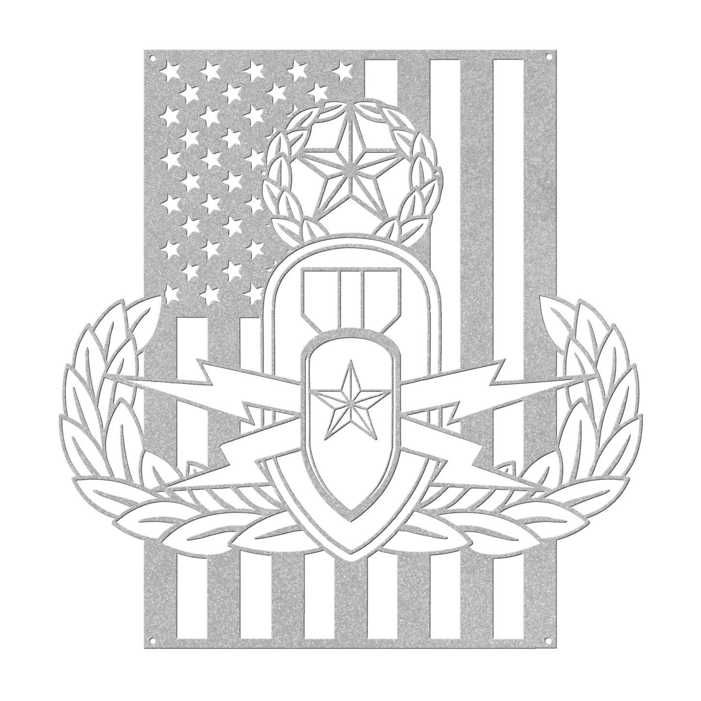 EOD Master Badge | American Flag Tribute - MAIKERU STUDIO