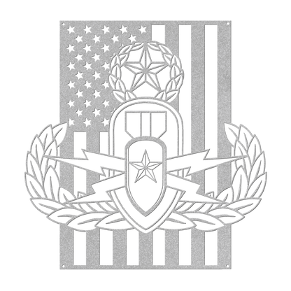 EOD Master Badge | American Flag Tribute - MAIKERU STUDIO
