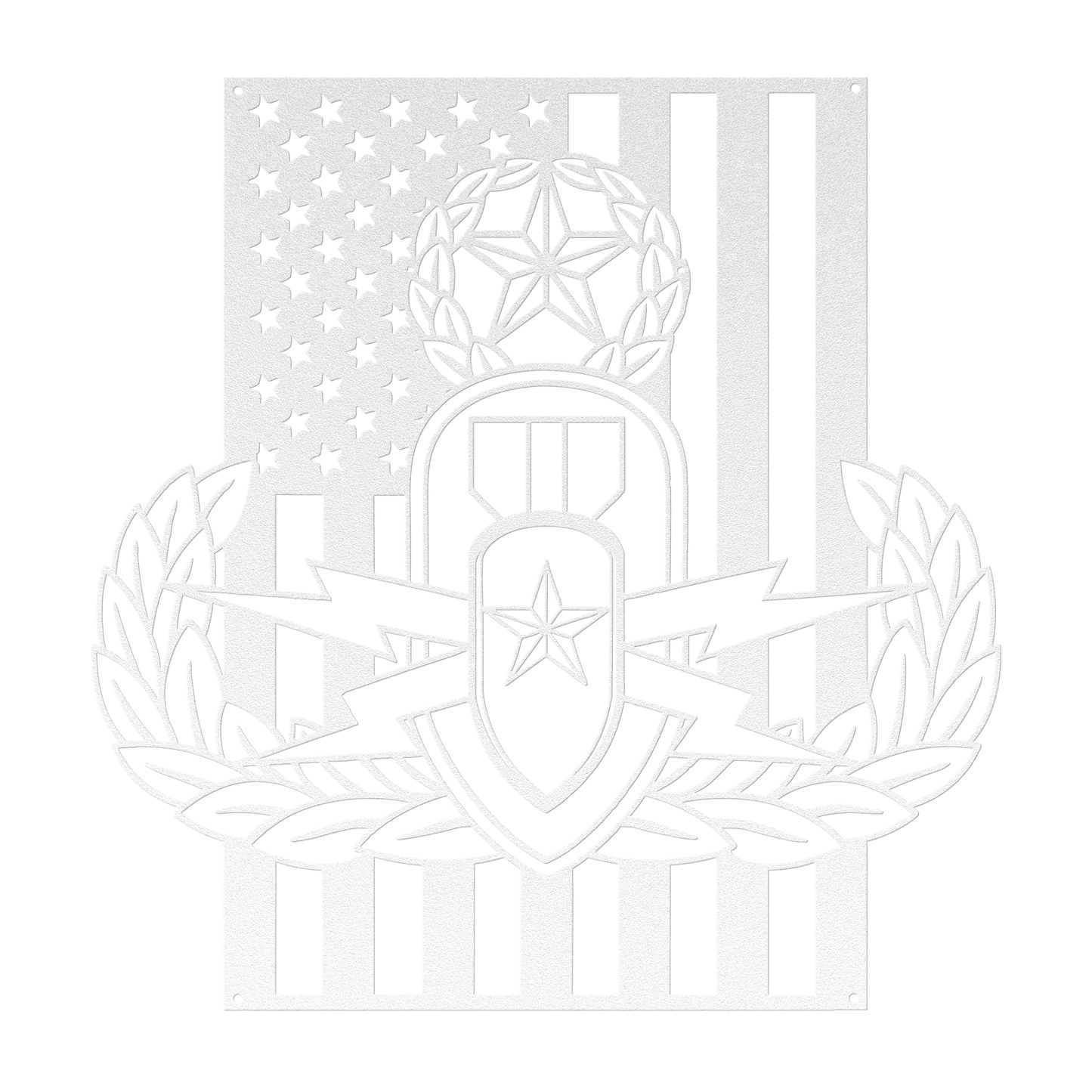 EOD Master Badge | American Flag Tribute - MAIKERU STUDIO