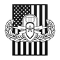 EOD Senior Badge | American Flag Tribute - MAIKERU STUDIO