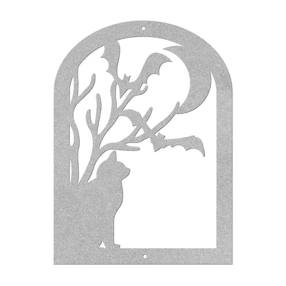 Halloween Gravestone With Black Cat - MAIKERU STUDIO