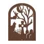 Halloween Gravestone With Cat And Graveyard - MAIKERU STUDIO