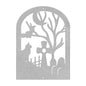 Halloween Gravestone With Cat And Graveyard - MAIKERU STUDIO