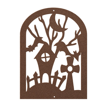 Halloween Gravestone With House - MAIKERU STUDIO