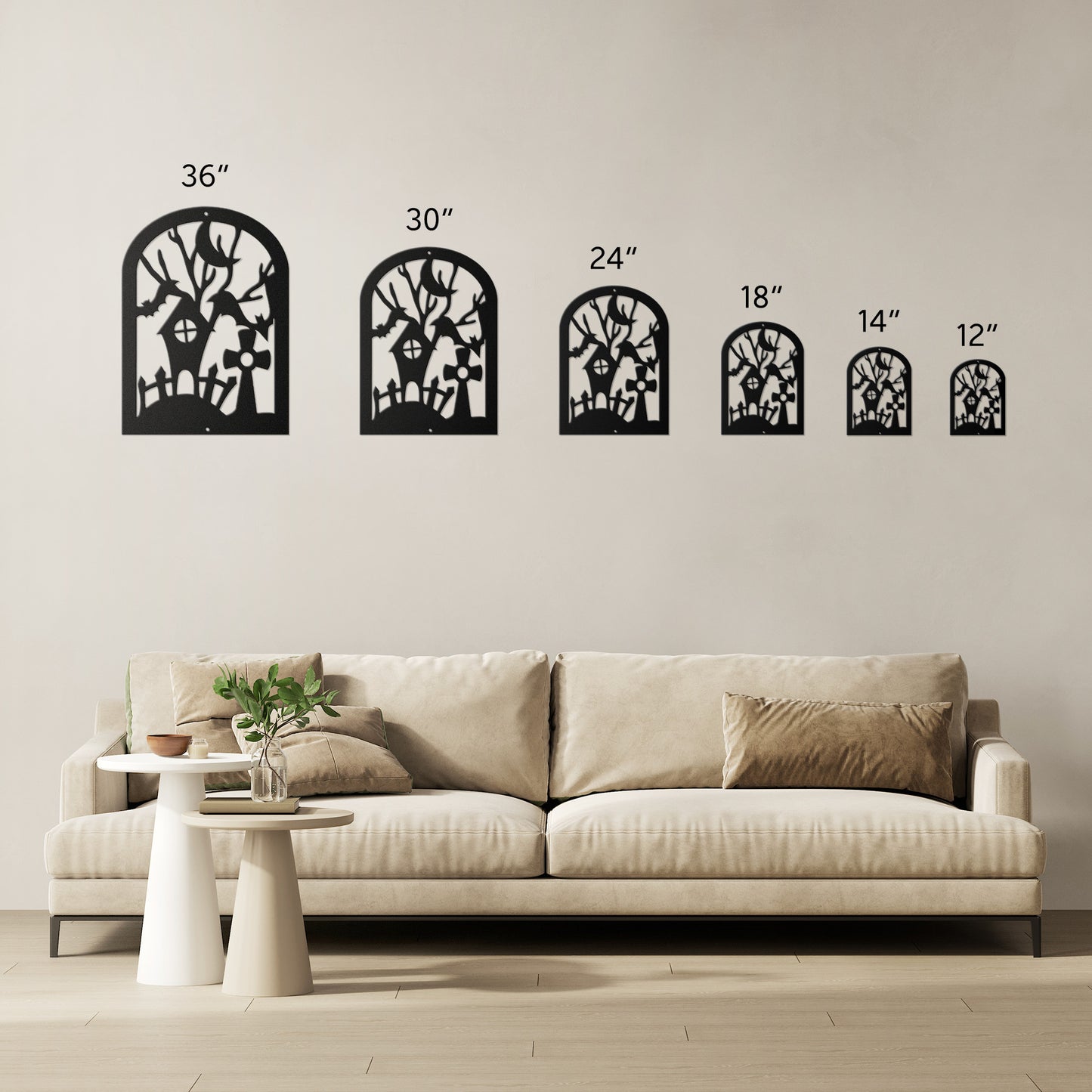 Halloween Gravestone With House - MAIKERU STUDIO