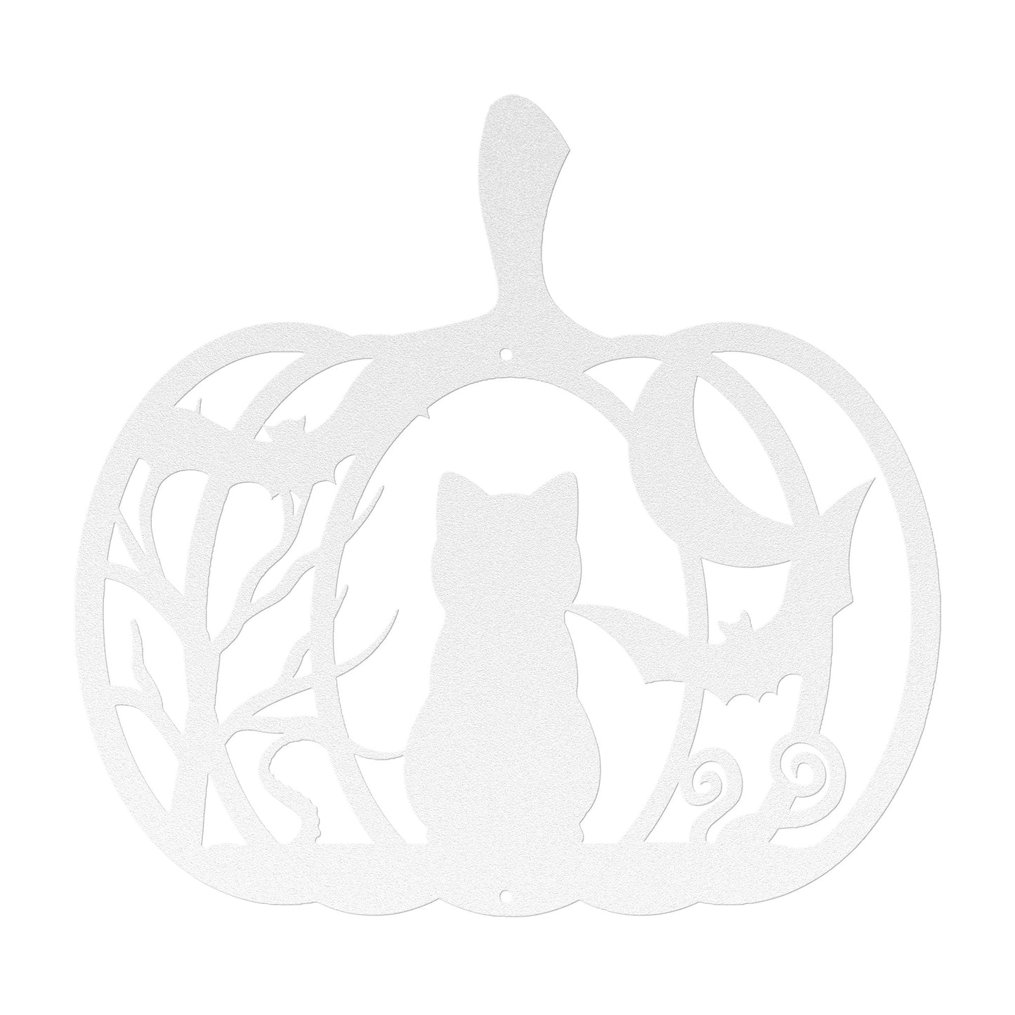 Halloween Pumpkin With Black Cat - MAIKERU STUDIO