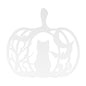 Halloween Pumpkin With Black Cat - MAIKERU STUDIO