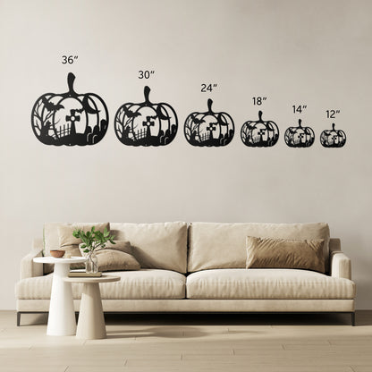 Halloween Pumpkin With Graveyard - MAIKERU STUDIO
