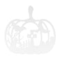 Halloween Pumpkin With Graveyard - MAIKERU STUDIO