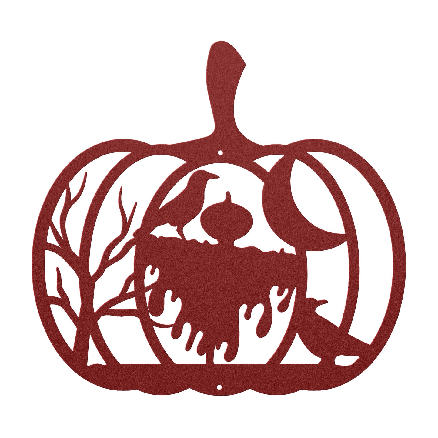 Halloween Pumpkin With Scarecrow - MAIKERU STUDIO