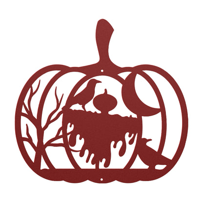 Halloween Pumpkin With Scarecrow - MAIKERU STUDIO