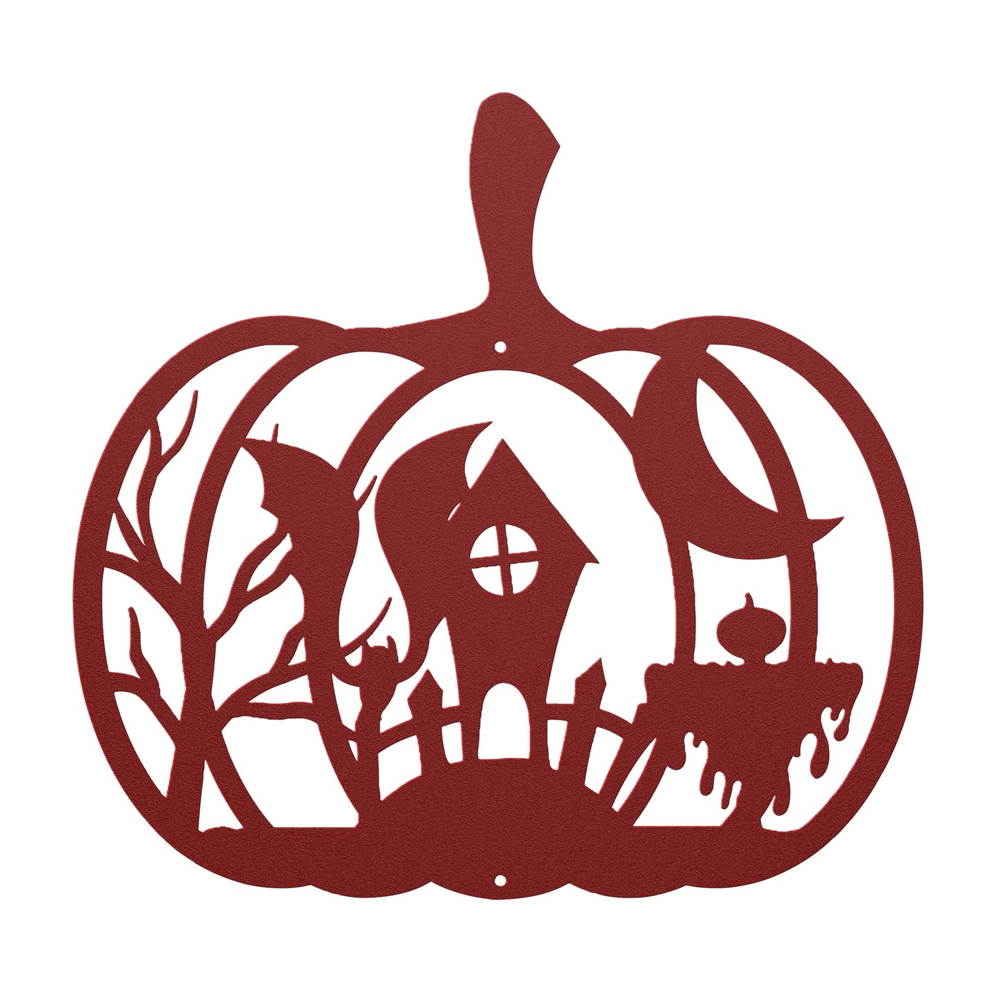 Halloween Pumpkin With Scary house - MAIKERU STUDIO