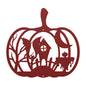 Halloween Pumpkin With Scary house - MAIKERU STUDIO