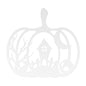 Halloween Pumpkin With Skull And House - MAIKERU STUDIO