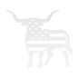 Longhorn Bull With American Flag - MAIKERU STUDIO
