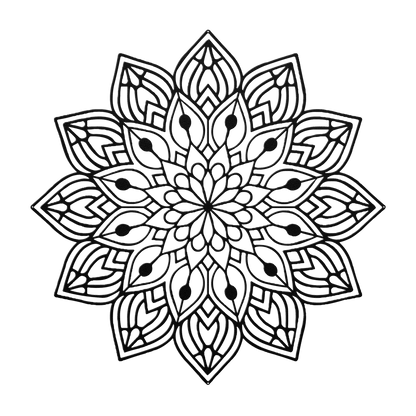 Full Mandala Metal Wall Art - MAIKERU STUDIO