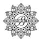 Mandala Breathe Metal Wall Art - MAIKERU STUDIO