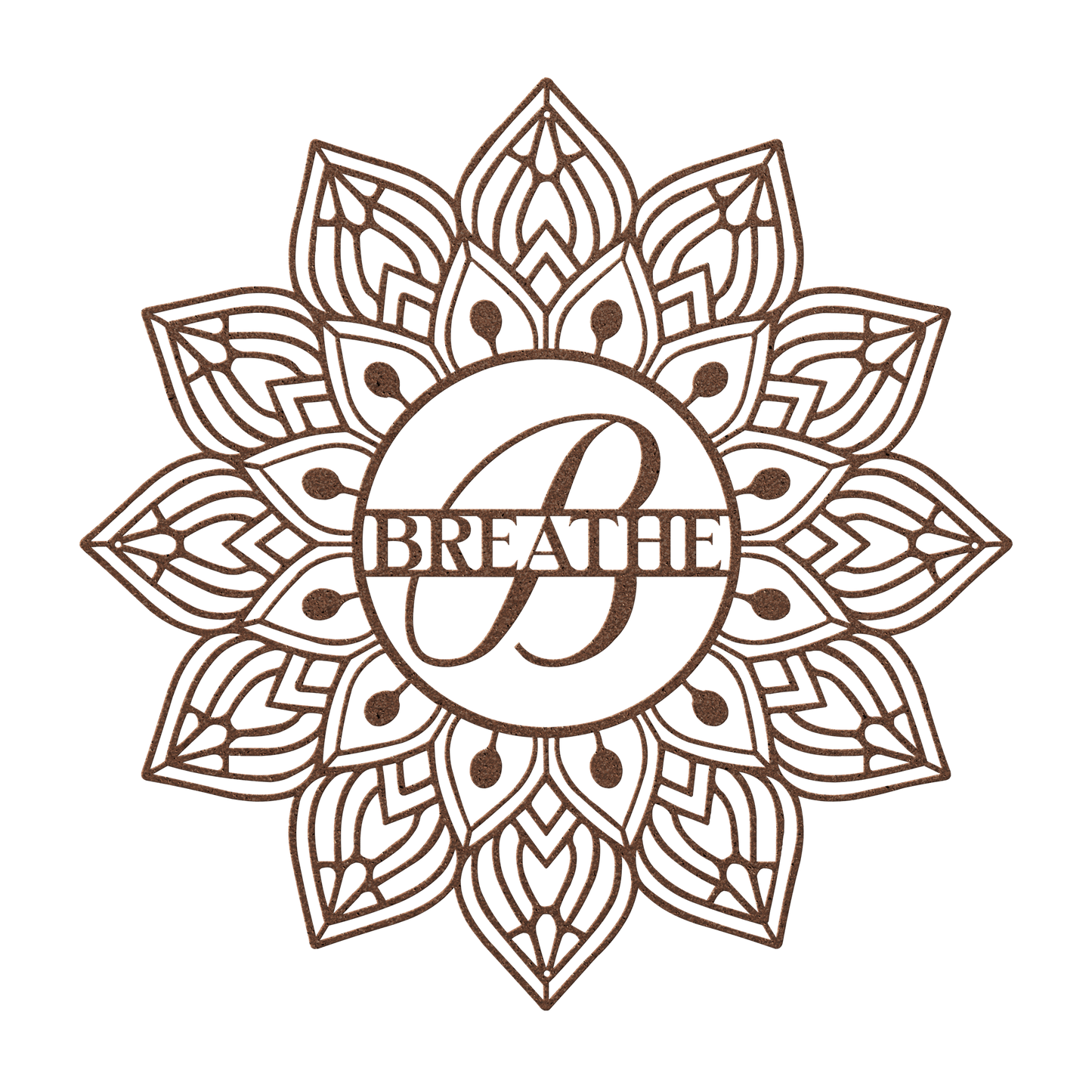 Mandala Breathe Metal Wall Art - MAIKERU STUDIO