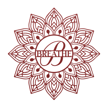 Mandala Breathe Metal Wall Art - MAIKERU STUDIO