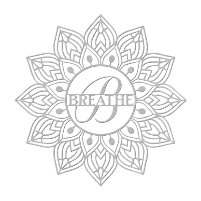 Mandala Breathe Metal Wall Art - MAIKERU STUDIO